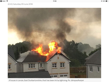 From sky news, they’ve been very unlucky but house has been destroyed 