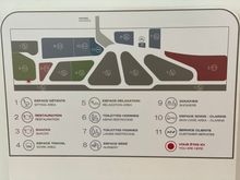 Air France T2E lounge layout