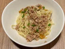 Handmade noodles with minced pork