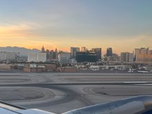 Las Vegas Strip on departure