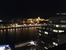 View of the Danube from the lounge.