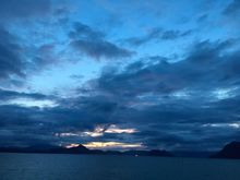 We were in bed long before sunset most days.