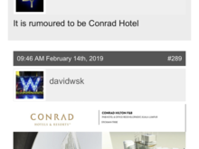 Conrad is coming to Kuala Lumpur in 2 years time(redevelopment of an office tower)