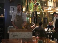 Chef's seasonal dessert:
- made table side