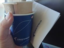 Service doesn’t amount to much, but it’s also just enough for the flight today.