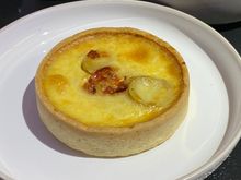 FARM EGG TART -  roasted red peppers, fingerling potatoes