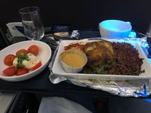  BA LHR - AUH  . Fish and rice, quite nice 