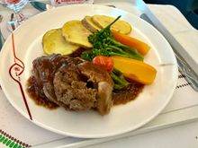 Lamb shank - enough to feed 2 people. Was tasty