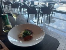 Crostini Trio. They were good, though would not recommend if you are actively on a computer etc. as your hands will be covered in the spread. 