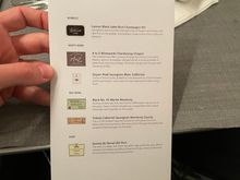 There was also an unlisted Barkan red that they were serving