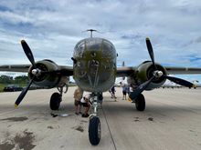 From the front