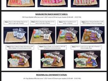 A preview or the June snack basket. 