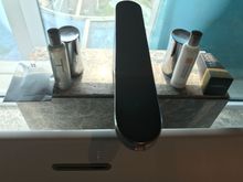 Bathroom amenities are from Harnn