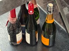 Champagne served at room temperature and flat