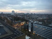 Facing soutwest towards Chinatown, Euromast and EMC