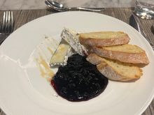 Black and blue cheese