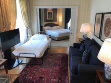 Living room with extra bed