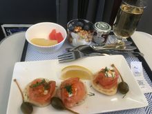 Smoked Salmon breakfast. Delicious!