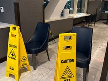 Upper non food wing closed off
