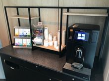 Exiting the elevators when you walk to the room, you will find on every floor the refreshment centre