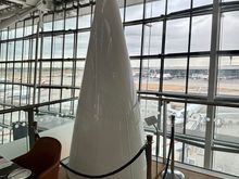 Concorde nose cone on the terrace