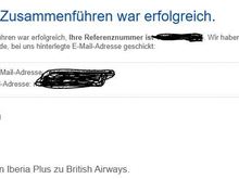 Here the confirmation that the Avios have been moved. It sends to both account's e-mail address an confirmation.
