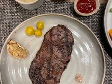 Noho - Rib Eye - 240 AED 
Amazing - really enjoyed - cooked to perfection 