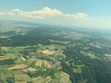 The green lands of Switzerland. 