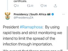 Address from the President tonight 