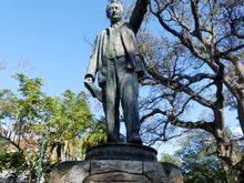 Cecil Rhodes statue, a reminder of one of my coworkers who was very into him!!