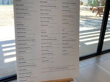 Activities calendar at the Andaz Scottsdale