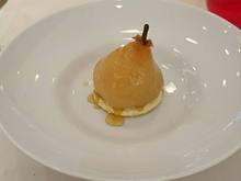 This poached pear was to die for