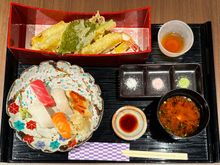NAGOMI Lounge Dinner (Sushi and Tempura)