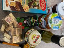 I forgot about this box of yummy Eastern European treats- the wafers are already basically gone and I will start working my way through the rest over the coming days- we were up all night at work so some of the chocolates have been distributed to my amazing colleagues 