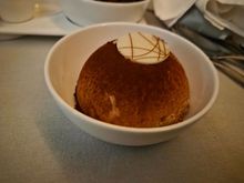 Tiramisu, coffee soaked sponge