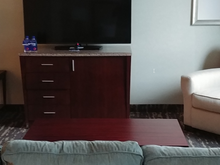 Sofa bed and sitting area