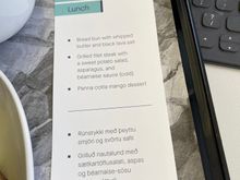 Menu CDG-KEF