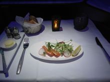 Salmon starter.