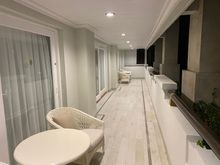 This vast balcony is around 17m long.
