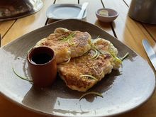Lime pancakes — more like souffle