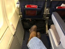This is my seat on Southwest on most every flight