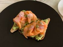 Wonderful smoked salmon and avacado toast. 