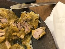 Raw - not just brown meat - slime and raw! 