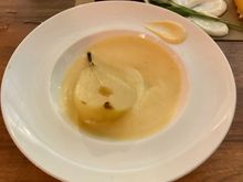Pear with anglaise