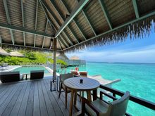Deck on our villa with pool 
