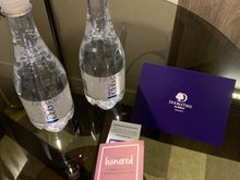 Welcome waters in the room