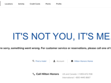 hilton broken. so is flyertalk's image upload.