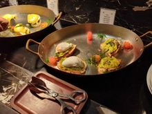 egg benedict, avocado toast