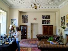 And this is in old Cedars house, which used to be a middle school boarding house with the dining rooms on the ground floor - now it is the main school building with offices 