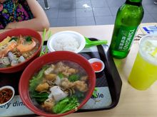 And a soup noodle dish
